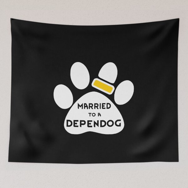 Item preview, Married to a Dependog designed and sold by hermittamer.