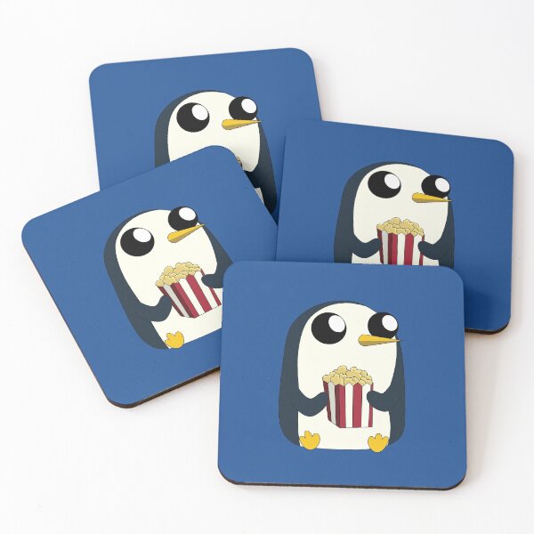 Gunter loves popcorn! Coasters (Set of 4)
