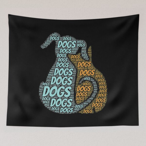 Item preview, Dogs Word cloud Shirt Presents designed and sold by ProjectsMM.