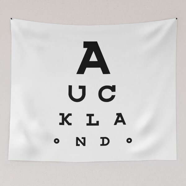 Item preview, Auckland - Eye Test Chart designed and sold by fromthereco.
