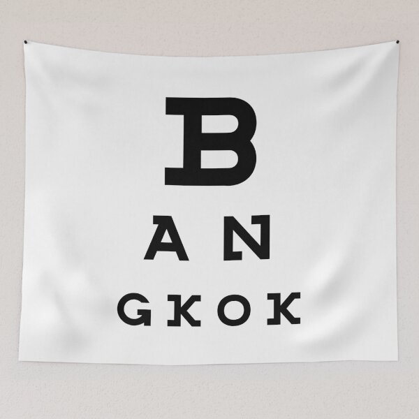 Item preview, Bangkok - Eye Test Chart designed and sold by fromthereco.