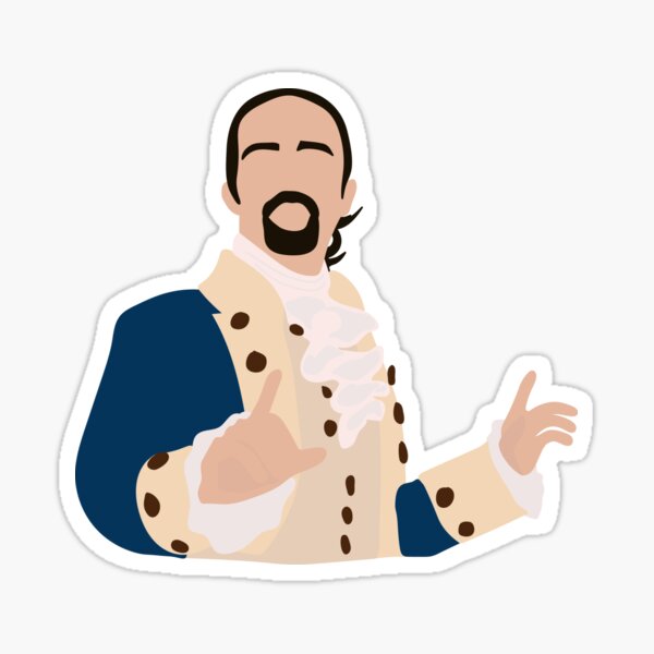 Alexander Hamilton Sticker