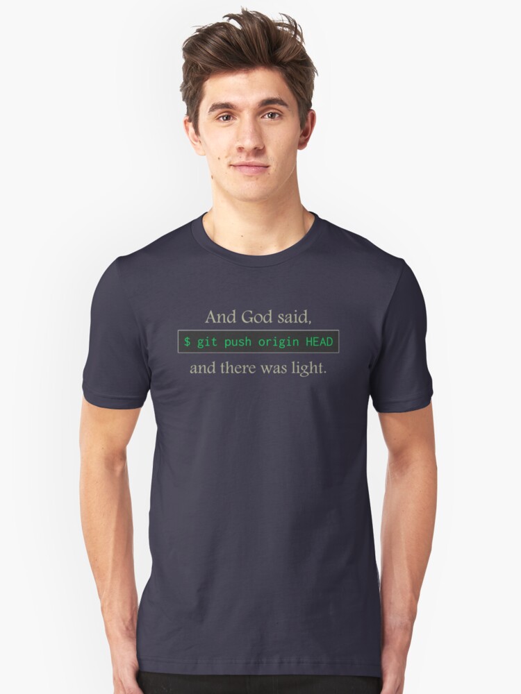 Alternate view of Git Push Light Slim Fit T-Shirt
