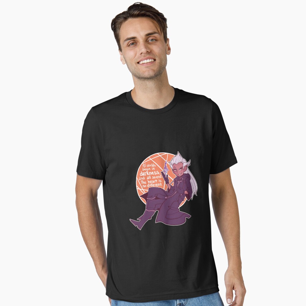 Vista previa del artículo con la obra «Camiseta esencial», diseñado y vendido por DaPandaBanda.