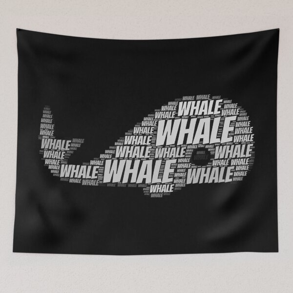 Item preview, Whale Word cloud Shirt Presents designed and sold by ProjectsMM.