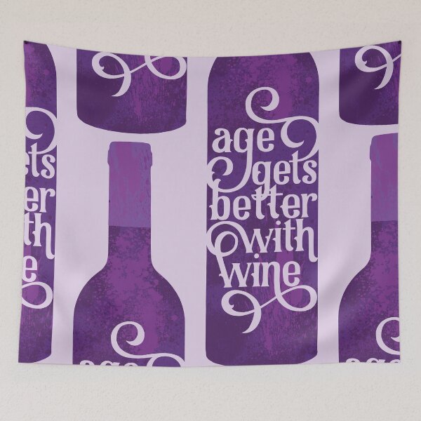 Item preview, Age Gets Better with Wine designed and sold by polliadesign.