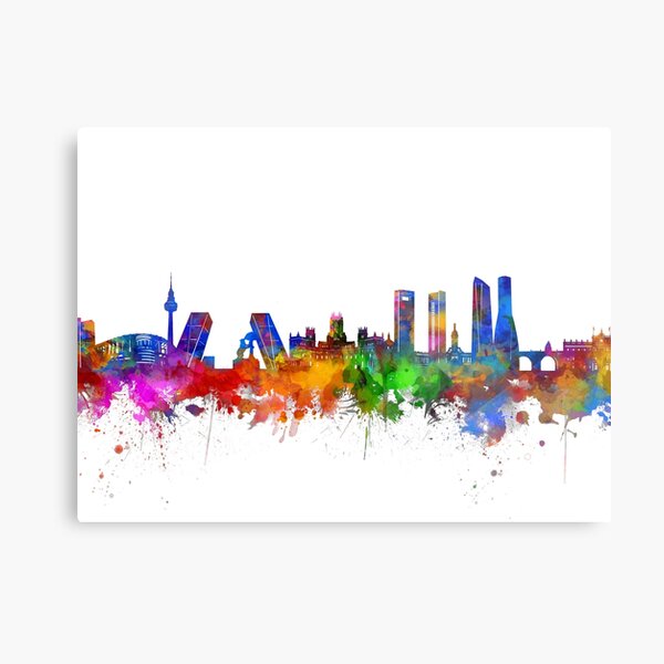madrid skyline Metal Print