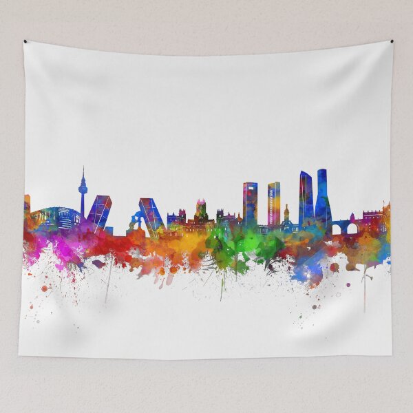 Item preview, madrid skyline designed and sold by BekimART.