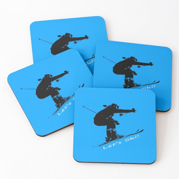 Item preview, Let's Ski! - Downhill Skier designed and sold by NaturePrints.