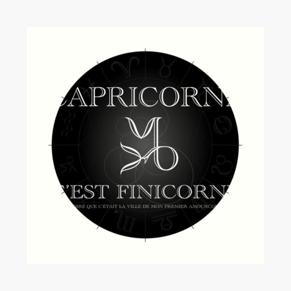 Capricorne C’est finicorne - Horrorscope Impression artistique