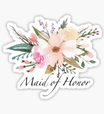 Blumenmädchen der Ehre Sticker