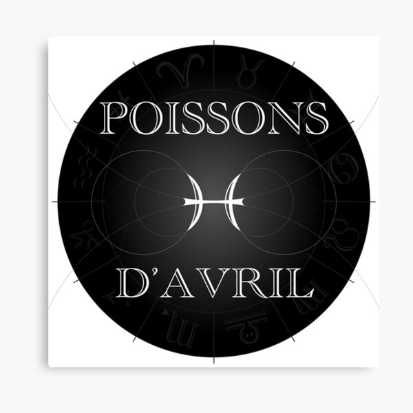 Poissons d’avril - Horrorscope Impression sur toile