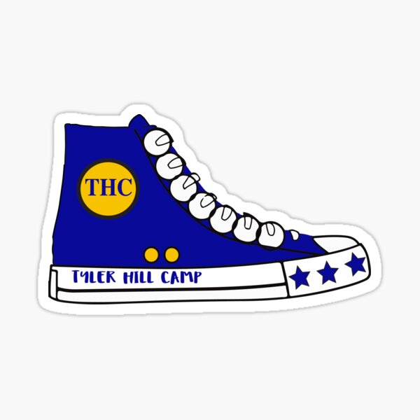 Item preview, tyler hill Camp Sticker, THC stickers, Tyler Hill Swag designed and sold by dddesignsnj.