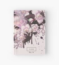 schwarze Orchidee Notizbuch