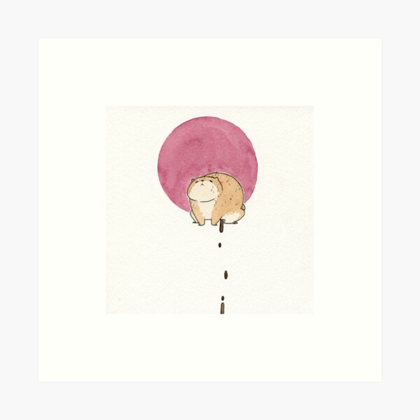 The Dog Poops Art Print