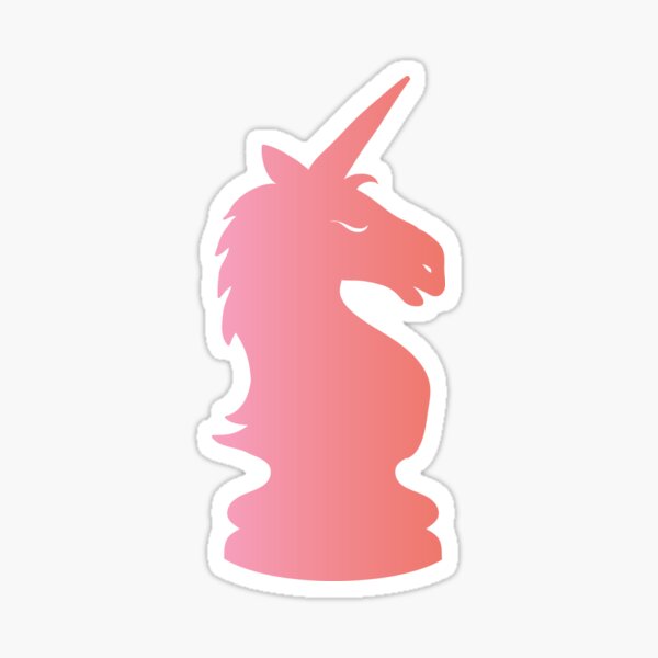Magia unicornio lindo juego de pegatinas Vector Premium