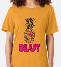 Pineapple Slut Slim Fit T-Shirt