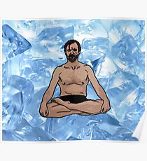 Póster Wim Hof "El hombre de hielo"