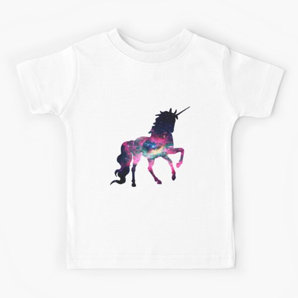 Galaxy in a Unicorn Kids T-Shirt