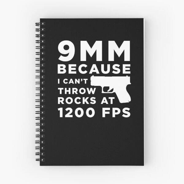 Item preview, Funny Gun Owner Pro Second Amendment Rights USA 9mm Because I Can't Throw Rocks designed and sold by KNUXX Shop.