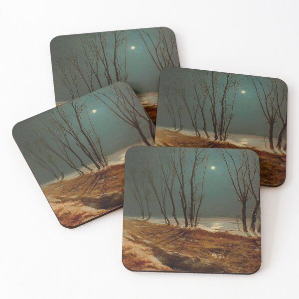Item preview, Winter Landscape at Moonlight designed and sold by ArtExpression.