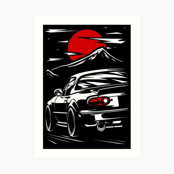 Mazda MX-5 Miata Art Print
