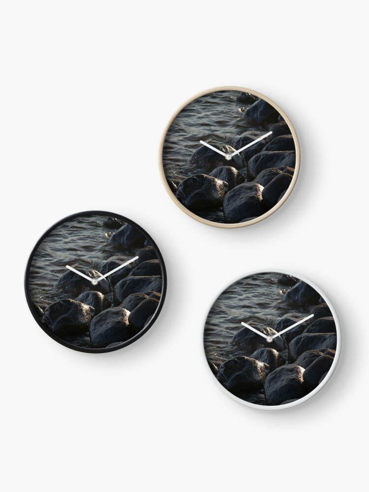 Thumbnail 3 of 4, Clock, Rocks designed and sold by guffa-com.