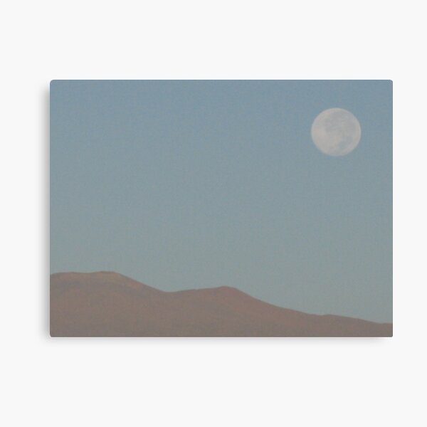 Full Moon over Mauna Kea Canvas Print