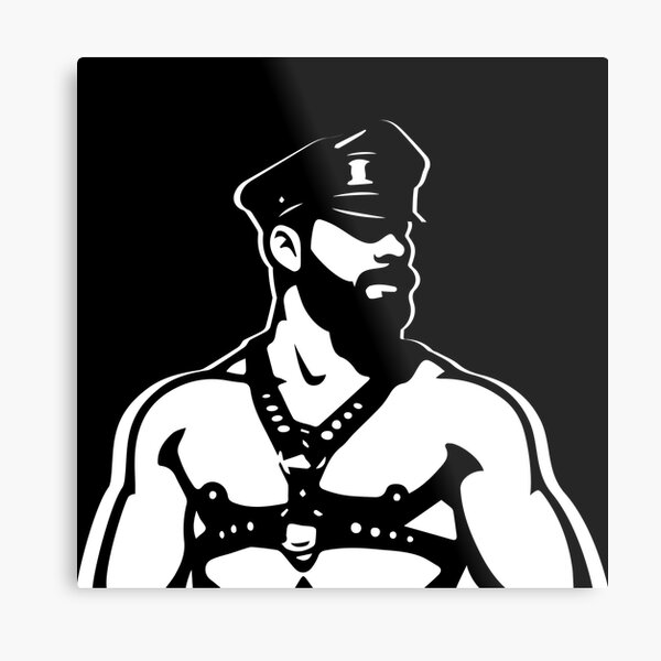 Leather Metal Print