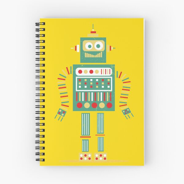 Item preview, Cute Robot Colorful Vintage Design designed and sold by Músico Ilustre.