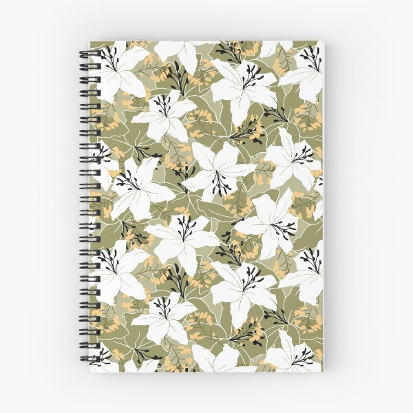 Item preview, Serene Lily Pattern in Green designed and sold by Fueled By Letters.