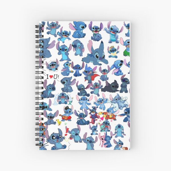 COFFRET - DISNEY, Stitch - Notebook A5 + Stylo Azul • POP'IZ