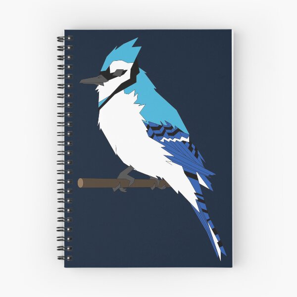 Item preview, Geometric Bluejay Bird designed and sold by korvidking.