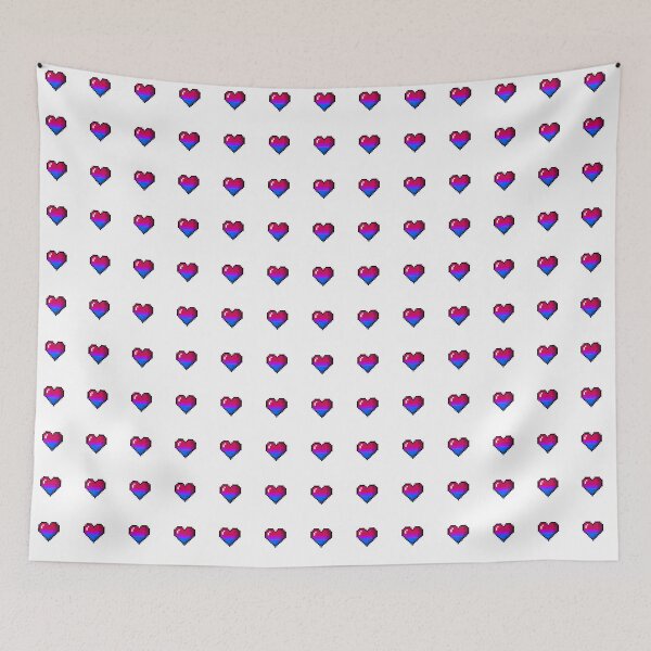 Item preview, Pixelated Love - Bisexual designed and sold by asrathecat.