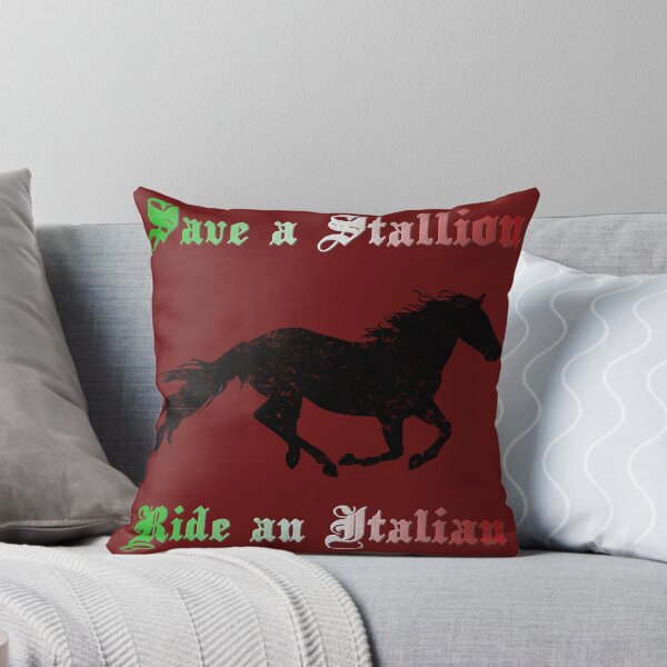 Item preview, Save a Stallion Ride an Italian Funny Joke designed and sold by kiwi91.