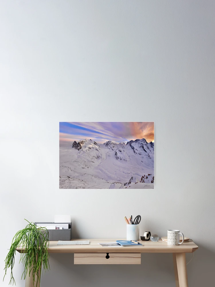 Thumbnail 2 of 3, Poster, Monte Rosa designed and sold by Mario Curcio.