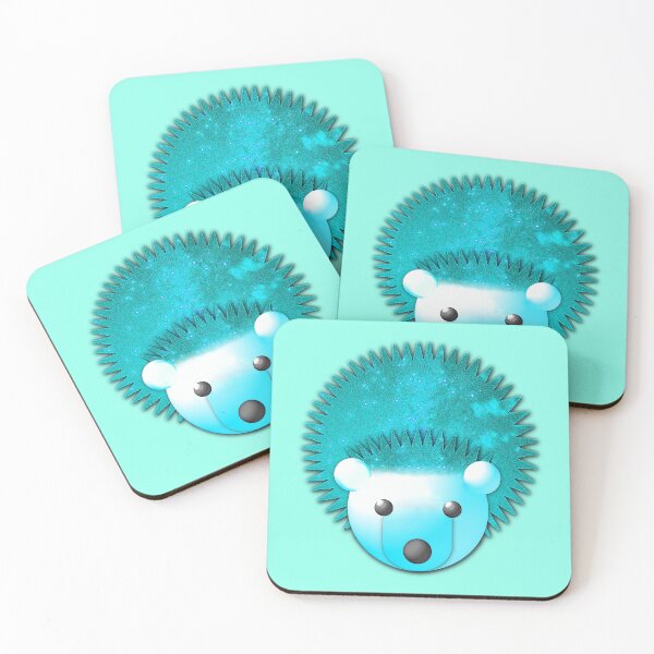 Item preview, Galactic Hedgehog in Aqua designed and sold by AudMcMacca.