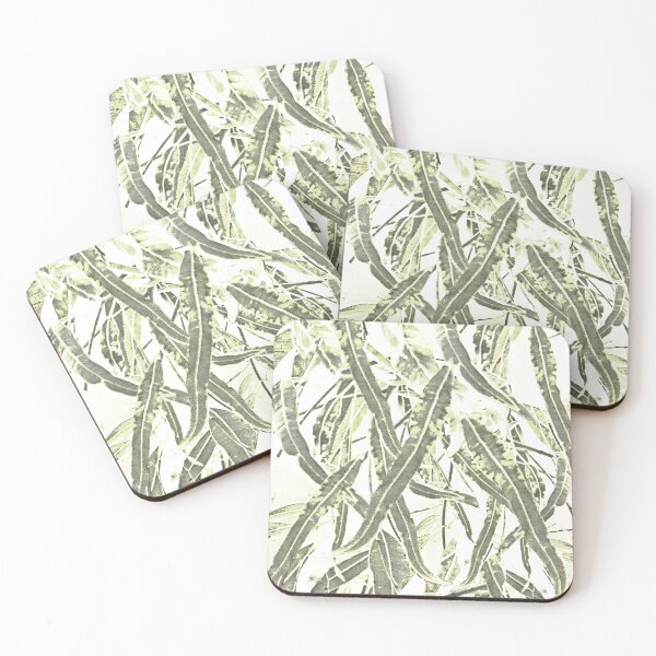 Item preview, Gum leaves pattern muted greens. designed and sold by Ohlordi.
