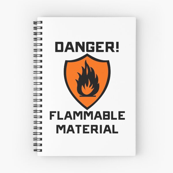 Item preview, Warning - Danger Flammable Material designed and sold by togin.