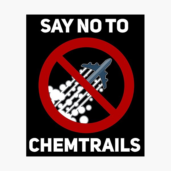 Item preview, Say No To Chemtrails Conspiracy DARE Parody T-Shirt designed and sold by Joepseudo.