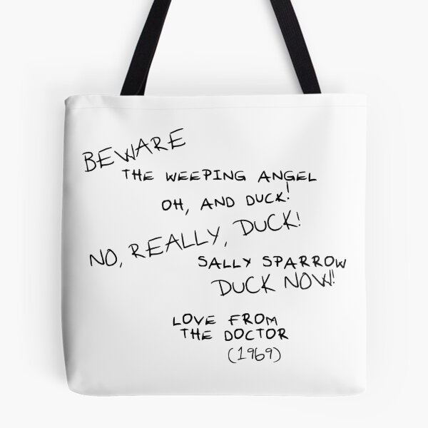 Item preview, Sally Sparrow, DUCK NOW! designed and sold by Khepera.