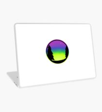 Nachthimmel Waldkunst Design Laptop Folie