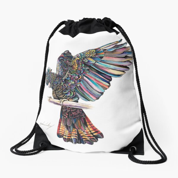 All a Flutter Drawstring Bag