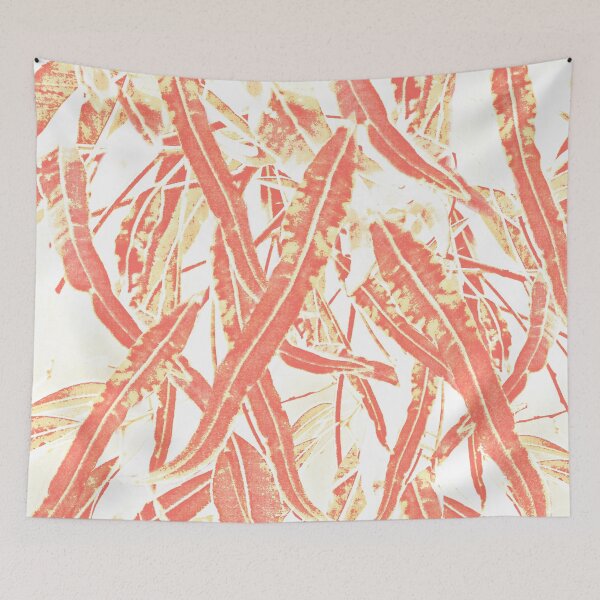 Item preview, Gum leaves pattern living coral designed and sold by Ohlordi.