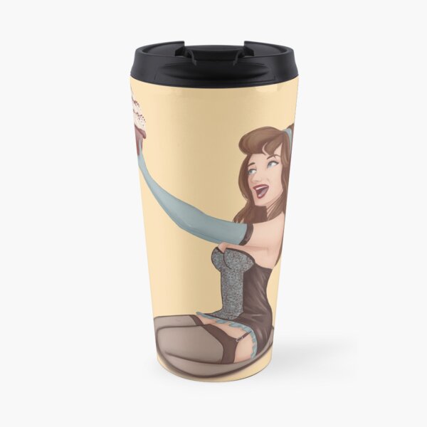Cupcake Pin Up Travel Mug