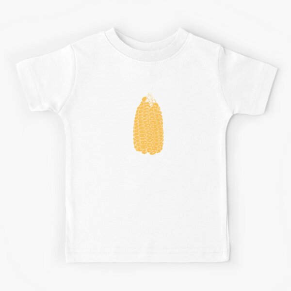 Camiseta Atardecer para Niños/Niñas Amarillo Maíz