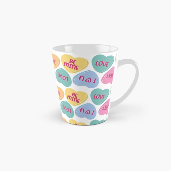 Conversation Hearts Tall Mug