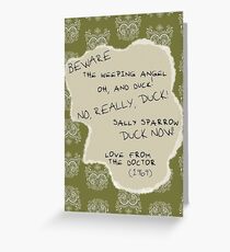 Love From the Doctor Greeting Card
