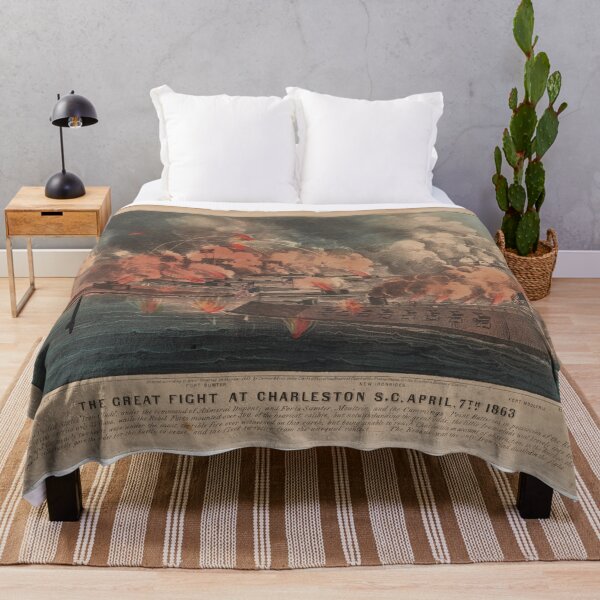 Item preview, The Great Fight at Charleston South Carolina (1863) designed and sold by allhistory.