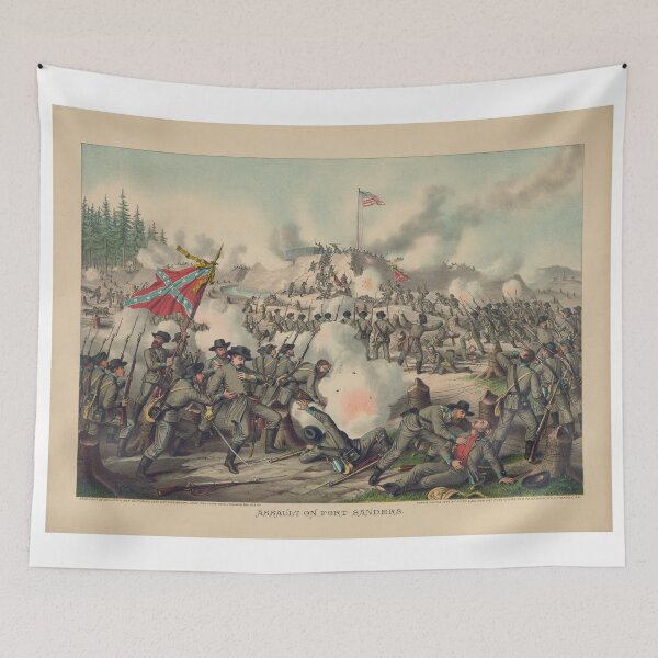 Item preview, Assault on Fort Sanders Nov. 29, 1863 by Kurz & Allison designed and sold by allhistory.